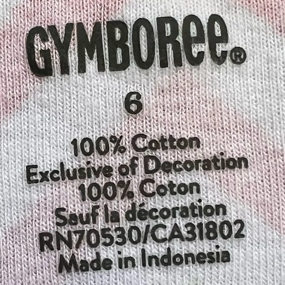 Gymboree Girl’s Kid’s Sleeveless Bow Shoulder Zig Zag Stripes Tank Top. Tee. 6.